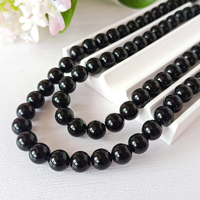 Unique Design Quality Natural Obsidian Golden Color Loose Gemstone Beads For Making Craft Item