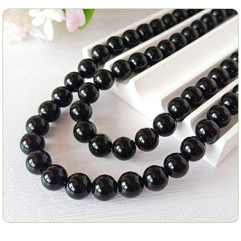 Unique Design Quality Natural Obsidian Golden Color Loose Gemstone Beads For Making Craft Item