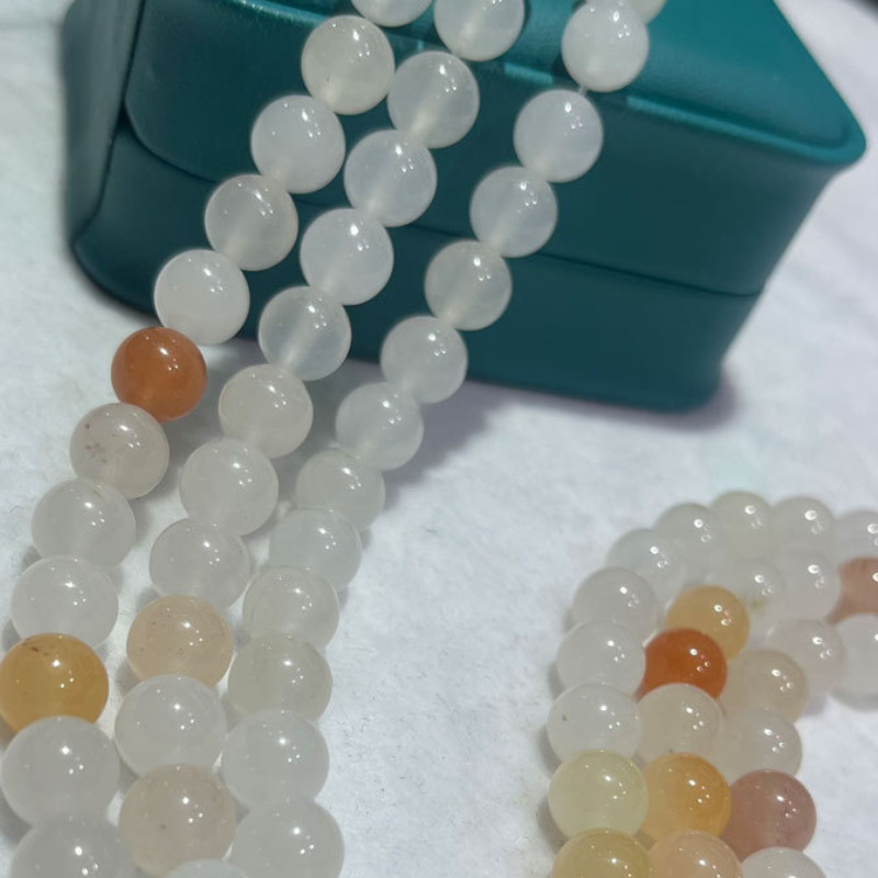 Loose Bulk Australia Multi Yellow White Round Gemstone Strands Stone Beads for DIY Jewelry Making