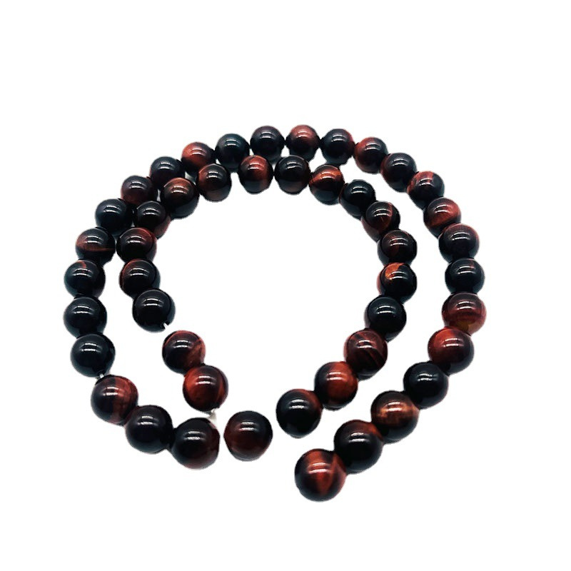 Red Tiger Eye High GRADE Natural Stone Gemstone Smooth Loose Round Beads Strands Red Tiger Eye
