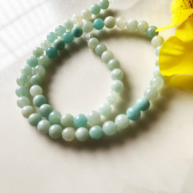Loose Gemstone Beads Amazonite Natural Stones For Jewelry Making Beads For Bracelets And Necklace 