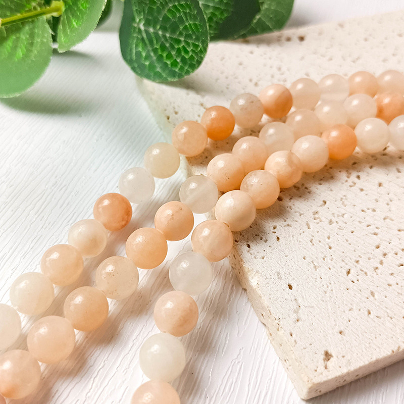 Natural Stone Bead Srands pink Aventurine Round Gemstone Loose Beads For Bracelet Jewellry Making